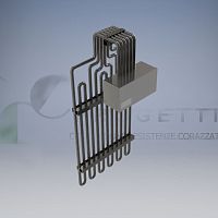 Armored heating element tubulartriple-elementstainless steel