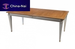 Directoire style dining table RECAMIERwoodenwooden baserectangular