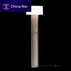 Floor-standing lamp DANTONmetalcottoncontemporary