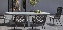 Contemporary dining table RIVIERA glassceramicHPL