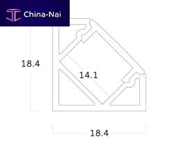 Surface mounted lighting profile EXT01recessedLEDaluminum