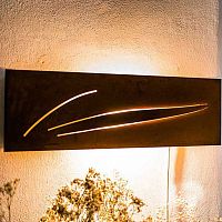 Contemporary wall light HERBAoutdoorCOR-TEN® steelsculptural