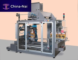 Automatic cardboard box/case erector MAS 20-9-BIBhot-melt gluebottom sealerprecise folding