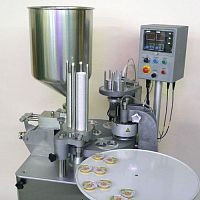Automatic filler-sealer ALKA-mat 2rotaryvolumetricfor food