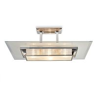 Art Deco ceiling light PARIS I ART.01rectangularglassbrass