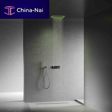 Stainless steel linear shower drain Showertec STLaluminum
