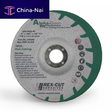 Stainless steel cut-off wheel Alpha-Greenaluminum oxidefiberglass-reinforced