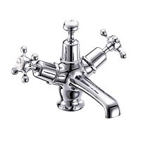 Double-handle washbasin mixer tap CLAREMONT: T12countertopbrassbathroom