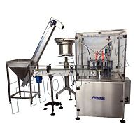 Rotary screw capping machine RKMautomaticfor plastic screw caps
