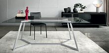 Contemporary dining table ETHANglassrectangularhome