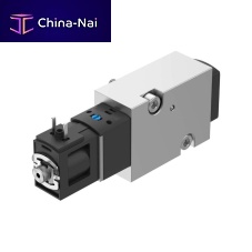 Solenoid-operated pneumatic directional control valve VSNC-G1/8 seriesspoolrotarymechanically-operated