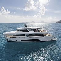 Cruising motor yacht INFYNITO 90 explorerwheelhouse4-cabin
