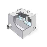 Waste treatment plant RAIN WATER DIVERTERS