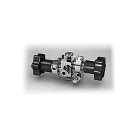 Radial diaphragm valve manualblockingbleed