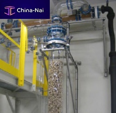 Borosilicate glass distillation column
