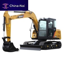 Medium excavator SY75C crawlerTier 3construction