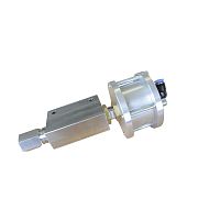 Pneumatically-operated valve hydraulically-operatedfor controlregulating