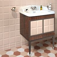 Free-standing washbasin cabinet VENUSlacquered woodceramictraditional