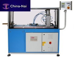 Guillotine cutting machine PG 100for plasticsfor plastic pipesfor extrusion lines