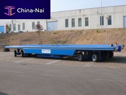 4-axle self-propelled trailer for heavy loads