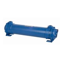 Tubular heat exchanger water/oil
