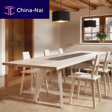 Contemporary table ANDANTEsolid woodwooden baserectangular