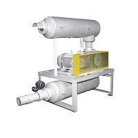 Positive-pressure pneumatic conveying system aspirationfor metal chipsscrap