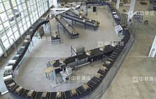 Sorting system for the automotive industry conveyorcross-belt
