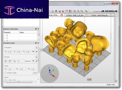 Modeling 3D printing software