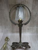 Table lamp PAPILLON TULIPEbrassglassArt Deco