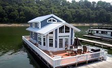 Inboard houseboat 2 Story