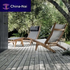 Contemporary footrest BAYfabricteakgarden