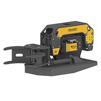 Pile driver with grapple clamp PLURYhydraulicvibratory
