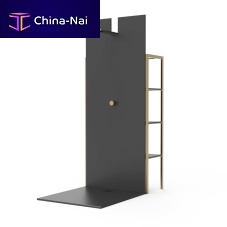 Steel shower MIKO brushed brassbrushed stainless steelporcelain stoneware