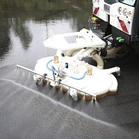 Truck-mounted floor cleaning machine CMAR R 2500hybrid (electric/hydraulic)compact