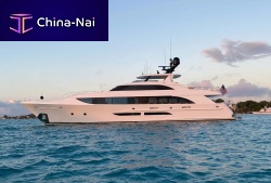 Cruising super-yacht W125raised pilothouse5-cabin10-berth