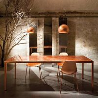 Contemporary dining table ILTAVOLOsteelmetal baserectangular