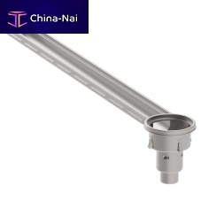 Stainless steel linear shower drain 676CC010-00CF