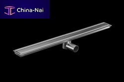 Stainless steel linear shower drain INOXSYSTEM® IDRAIN 3080stainless steel