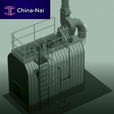 Saturated steam boiler VULCANO serieswoodcompact