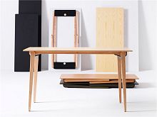 Contemporary table PRESSoakashbirch
