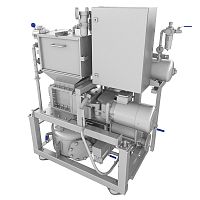 Double-shaft shredder for waste
