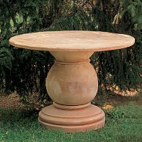 Traditional table terracottaroundgarden