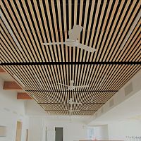 Solid wood suspended ceiling WL H8 38larchoakpine