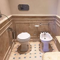 Wall-mounted paneling natural stonetravertinesustainable