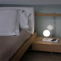 Bedside table lamp NIKOmetalglasscontemporary