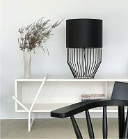 Pendant lamp RAIO tablesteelcotton
