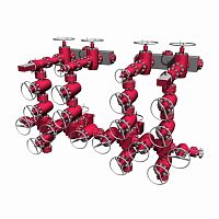 Multi-channel manifold gashydraulichigh-pressure