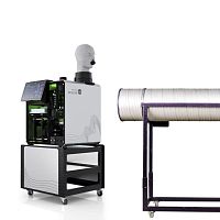 Respiratory protective equipment test machine DIOXIDEuniversalair flowbreathing simulation