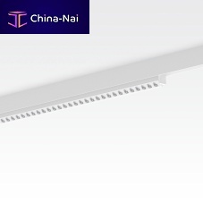 LED track light TRAXX RITHM TILTrectangularmetalfor hotel